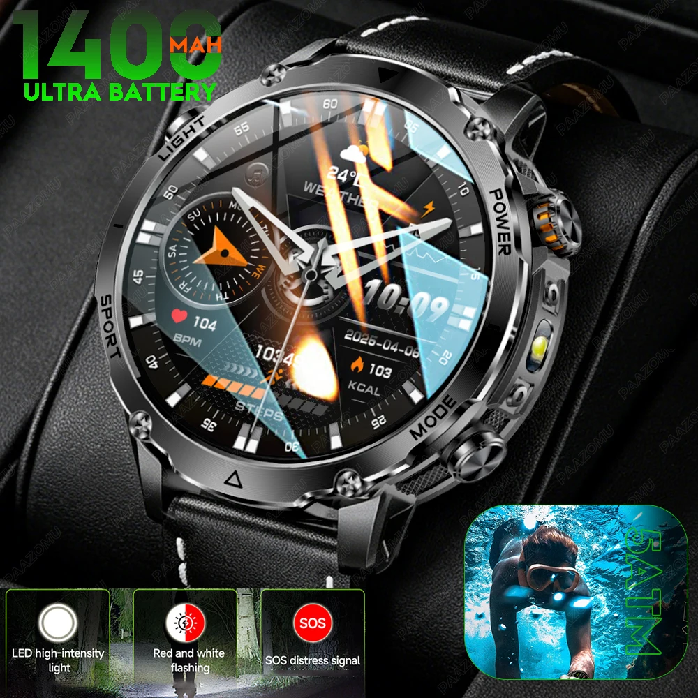 Japanese Lifestyle Brand - Смарт-часы Brand+ Military с аккумулятором 1400